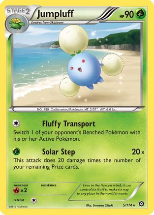 Jumpluff (5) [XY - Steam Siege] Reverse Holofoil