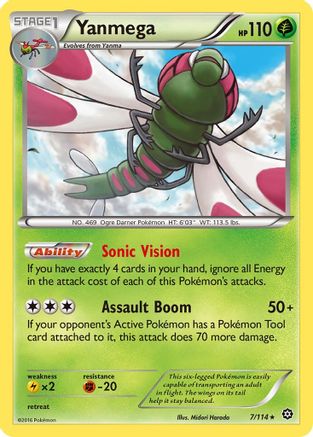 Yanmega (7) [XY - Steam Siege]
