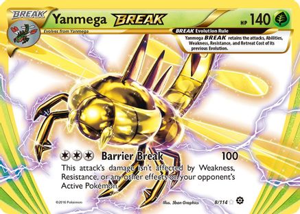 Yanmega BREAK (8) [XY - Steam Siege] Holofoil