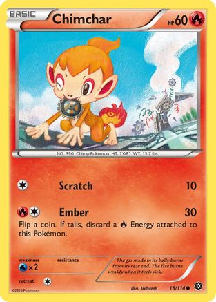 Chimchar (18) [XY - Steam Siege]
