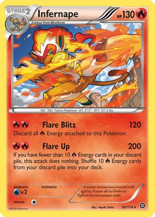 Infernape (20) [XY - Steam Siege] Holofoil