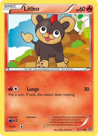 Litleo (22) [XY - Steam Siege]