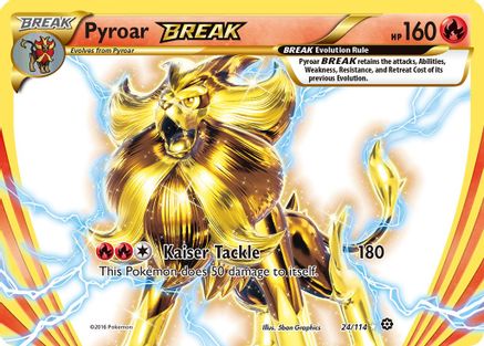 Pyroar BREAK (24) [XY - Steam Siege] Holofoil