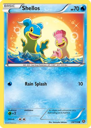 Shellos (28) [XY - Steam Siege] Reverse Holofoil