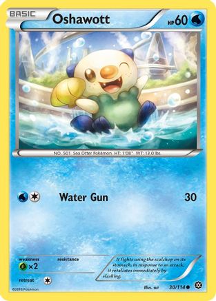 Oshawott (30) [XY - Steam Siege] Reverse Holofoil