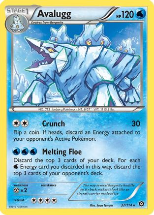 Avalugg (37) [XY - Steam Siege] Reverse Holofoil