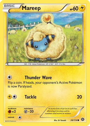 Mareep (38) [XY - Steam Siege] Reverse Holofoil