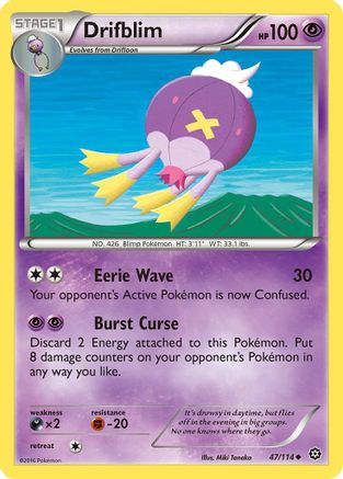 Drifblim (47) [XY - Steam Siege] Reverse Holofoil