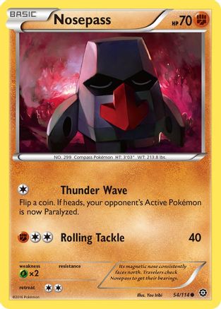 Nosepass (54) [XY - Steam Siege]