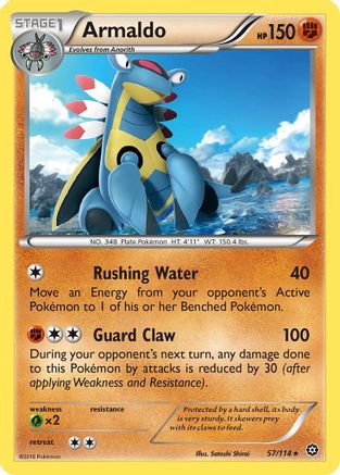 Armaldo (57) [XY - Steam Siege] Reverse Holofoil