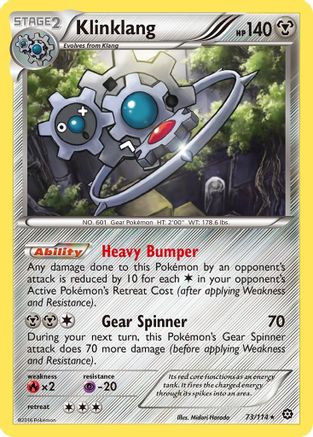 Klinklang (73) [XY - Steam Siege] Reverse Holofoil