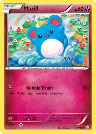 Marill (76) [XY - Steam Siege] Reverse Holofoil