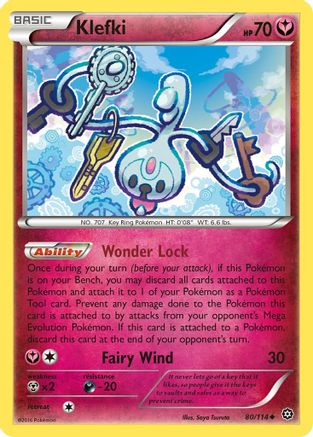 Klefki (80) [XY - Steam Siege] Reverse Holofoil
