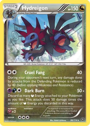 Hydreigon (86) [XY - Steam Siege] Reverse Holofoil
