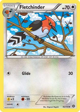 Fletchinder (95) [XY - Steam Siege] Reverse Holofoil