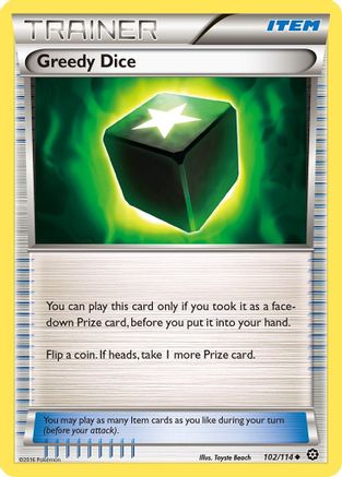 Greedy Dice (102) [XY - Steam Siege] Reverse Holofoil