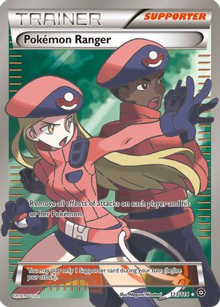 Pokemon Ranger (Full Art) (113) [XY - Steam Siege] Holofoil