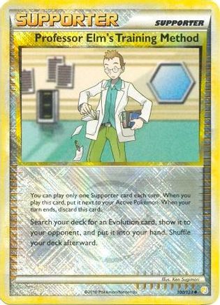 Professor Elm's Training Method - 100/123 (League Promo) (100) [League & Championship Cards] Reverse Holofoil