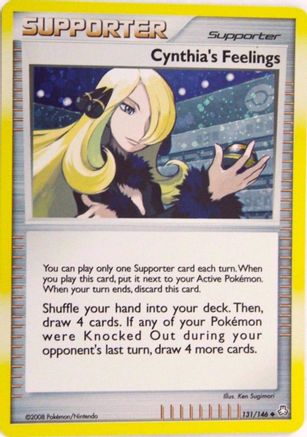Cynthia's Feelings - 131/146 (Cosmos Holofoil) (131) [Miscellaneous Cards & Products] Holofoil