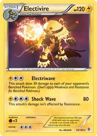 Electivire - 54/149 (BW Boundaries Crossed) (54) [Deck Exclusives]