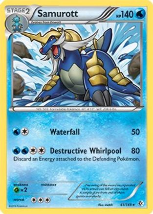Samurott - 41/149 (BW Boundaries Crossed) (41) [Deck Exclusives]
