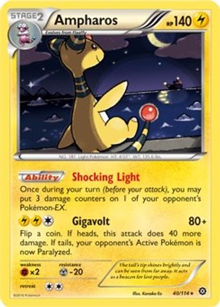 Ampharos - 40/114 (XY Steam Siege) (40) [Deck Exclusives]