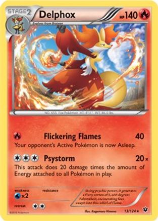 Delphox - 13/124 (XY Fates Collide) (13) [Deck Exclusives]