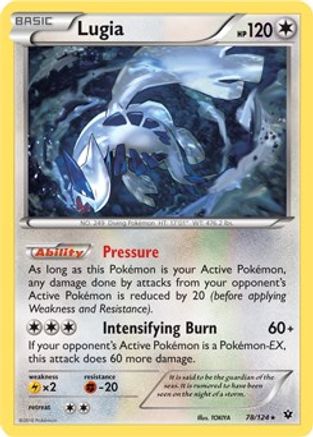 Lugia - 78/124 (XY Fates Collide) (78) [Deck Exclusives] Holofoil