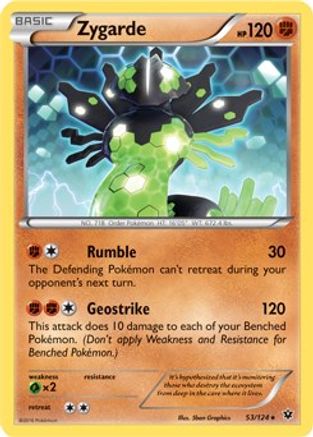 Zygarde - 53/124 (XY Fates Collide) (53) [Deck Exclusives] Holofoil