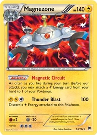 Magnezone - 54/162 (XY BREAKthrough) (54) [Deck Exclusives]
