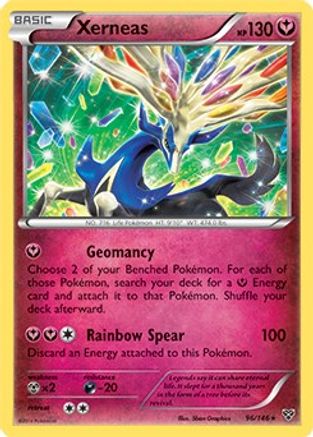 Xerneas - 96/146 (Cracked Ice Holo) (96) [Deck Exclusives] Holofoil
