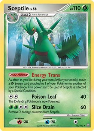 Sceptile - 10/100 (DP Stormfront) (10) [Deck Exclusives]