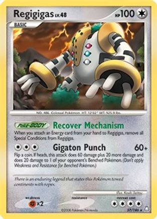 Regigigas - 37/146 (DP Legends Awakened) (37) [Deck Exclusives] Holofoil