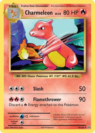 Charmeleon (10) [XY - Evolutions] Reverse Holofoil