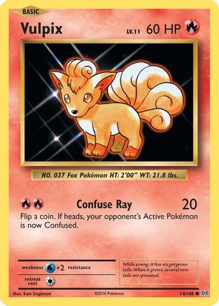 Vulpix (14) [XY - Evolutions] Reverse Holofoil