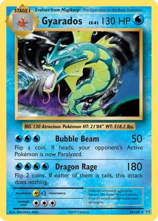 Gyarados (34) [XY - Evolutions] Holofoil