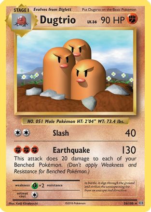 Dugtrio (56) [XY - Evolutions]