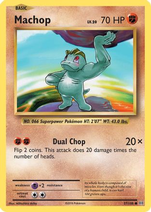 Machop (57) [XY - Evolutions] Reverse Holofoil