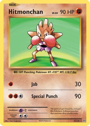 Hitmonchan (62) [XY - Evolutions] Holofoil