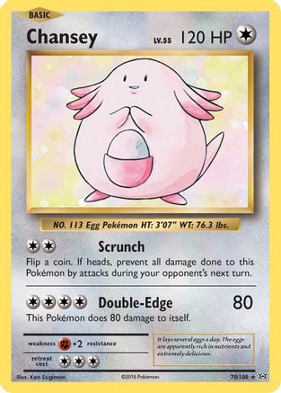 Chansey (70) [XY - Evolutions] Holofoil