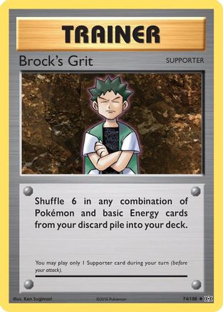 Brock's Grit (74) [XY - Evolutions] Reverse Holofoil