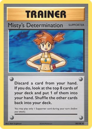 Misty's Determination (80) [XY - Evolutions]