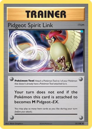 Pidgeot Spirit Link (81) [XY - Evolutions]