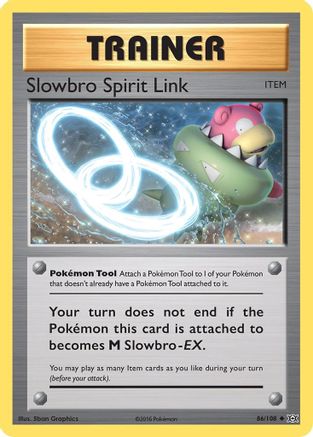 Slowbro Spirit Link (86) [XY - Evolutions] Reverse Holofoil