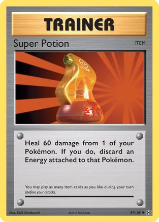 Super Potion (87) [XY - Evolutions] Reverse Holofoil