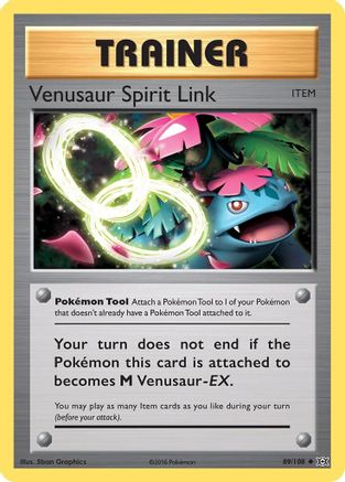Venusaur Spirit Link (89) [XY - Evolutions] Reverse Holofoil