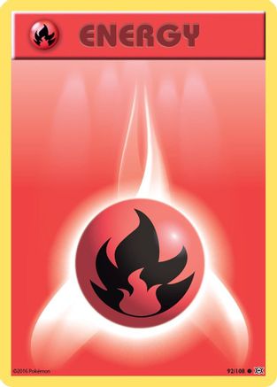 Fire Energy (92) [XY - Evolutions] Reverse Holofoil