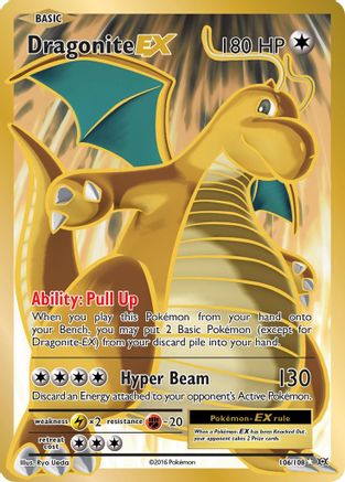 Dragonite EX (Full Art) (106) [XY - Evolutions] Holofoil
