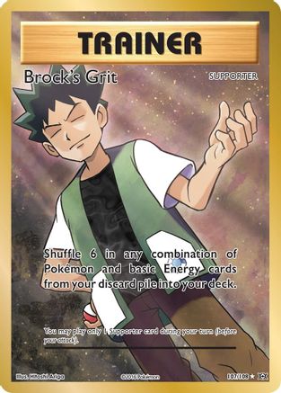 Brock's Grit (Full Art) (107) [XY - Evolutions] Holofoil