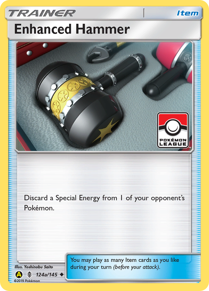Enhanced Hammer - 124a/145 (Pokemon League) (124a) [League & Championship Cards] Reverse Holofoil